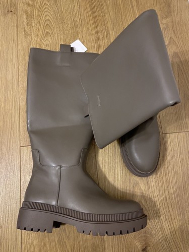 New women knee high brown - knee,