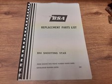 BSA B44SS SHOOTING STAR  PARTS