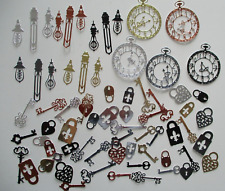 Die cuts , card toppers  - Vintage Steampunk  Keys Lights Pocket watches -choice