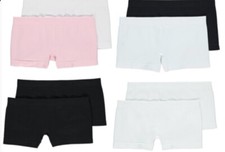 2 Pack GIRLS Seam Free Short