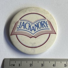 Vintage Collectible pin badge BBC Tv Television children’s show Jackanory