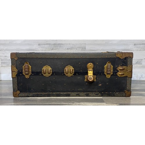 Antique steamer trunk dresser - steamer,