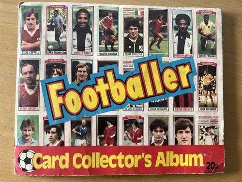 Topps footballer card album - card,