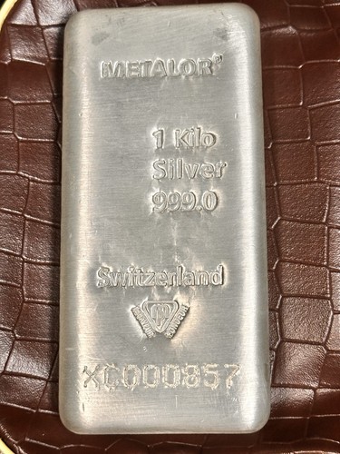 Metalor silver bullion - metalor, 1