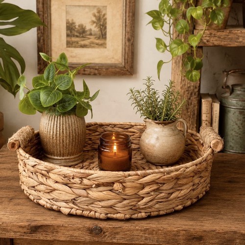 Large hand made - made, wicker