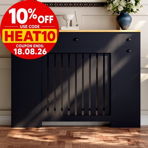 Radiator cover black modern - radiator,