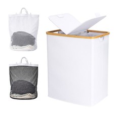140L Lid Laundry Basket with
