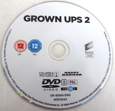 GROWN UPS 2  DVD DISC ONLY