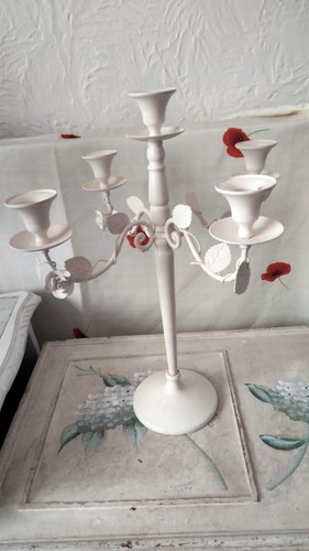 Cream candelabras candle - cream, 3
