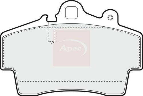 Brake pad set - pad, front
