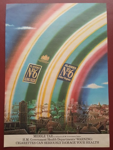 Player rainbow 1980s - player's, "rainbow"