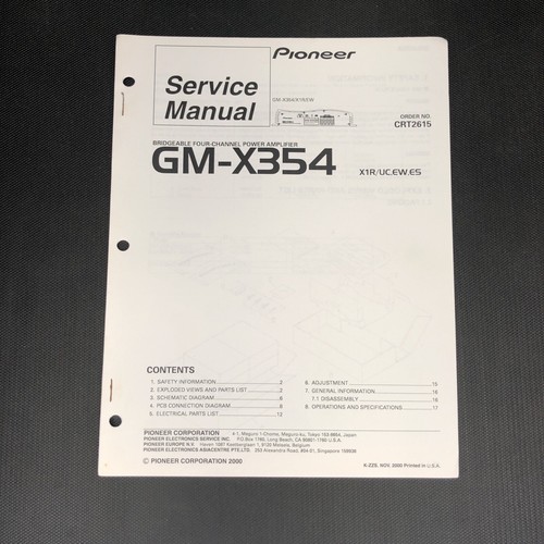 Pioneer x354 original - pioneer,