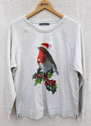 Robin glitter holly - m&s,