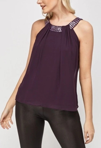 Lorna aubergine sequin