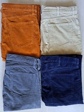 ex LANDS' END Men's 5 Pocket Jean Style Corduroy Trouser in 4 Fit Options
