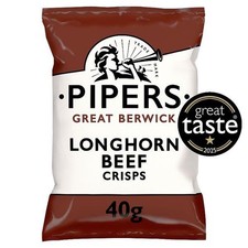 Pipers Beef Hand Cooked Crisps