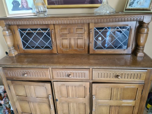 Priory style solid oak court - solid,