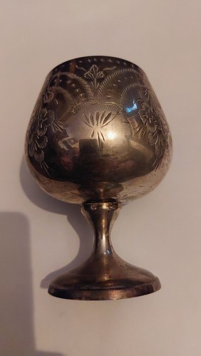 Vintage hand etched - hand, possibly
