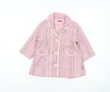ELLE Girls Pink Striped Wool