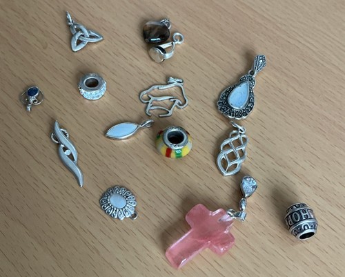 925 silver pendants charms x - silver,