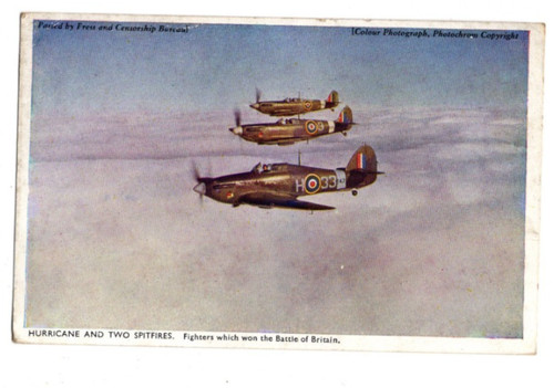 Hurricane two spitfires - hurricane,