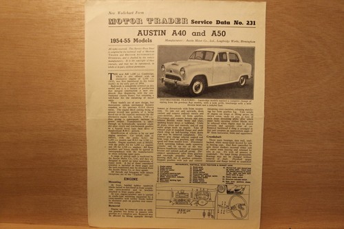 Original austin a40 and a50 - austin,