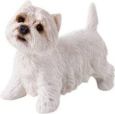 Westie Figurine Hand Painted -