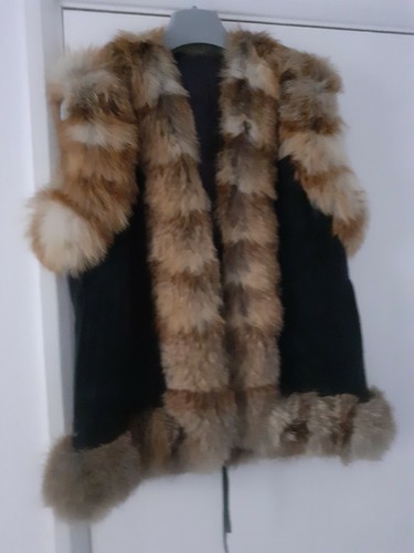 Vintage fox fur - trim, waistcoat