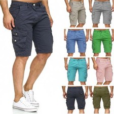 Mens Cargo Combat Chino Shorts
