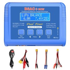 LiPo Charger, 80W LiPo Balance Charger, 6A RC Battery Charger for Li-Ion/LiFe UK