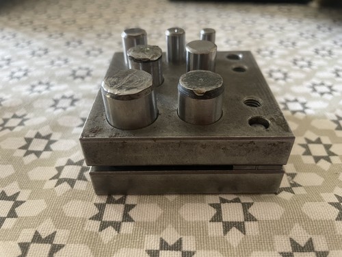 Round disc cutter hole - disc, punch