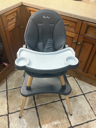 Silver cross grey high chair - silver,
