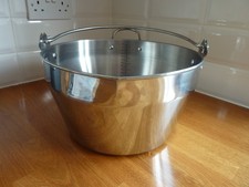 Kitchen Craft stainless steel Maslin Pan