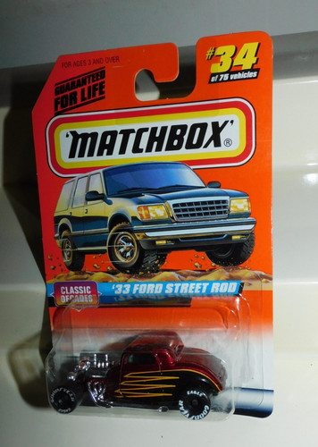Matchbox 1997 1933 ford - 1997, #34