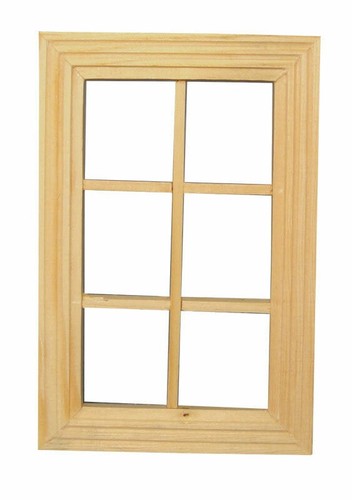 Pane wood window dolls - pane,