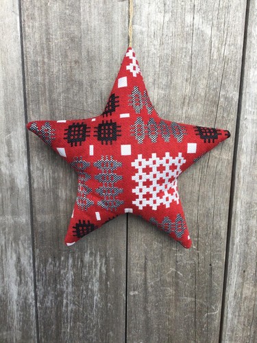 Large red welsh tapestry - large,