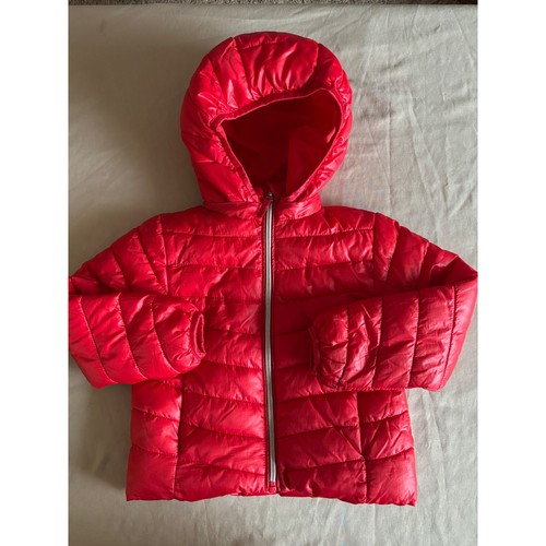 Kids red puffer - red, jacket