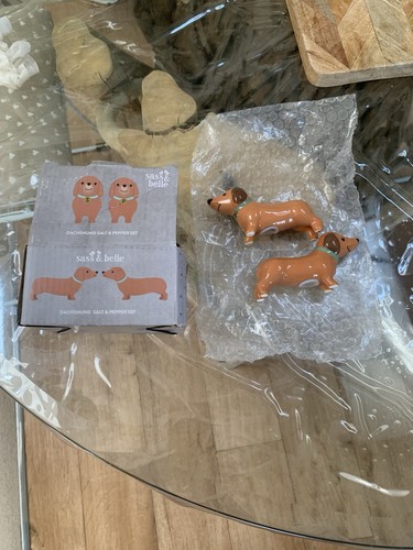 Dachshund salt pepper - salt, &