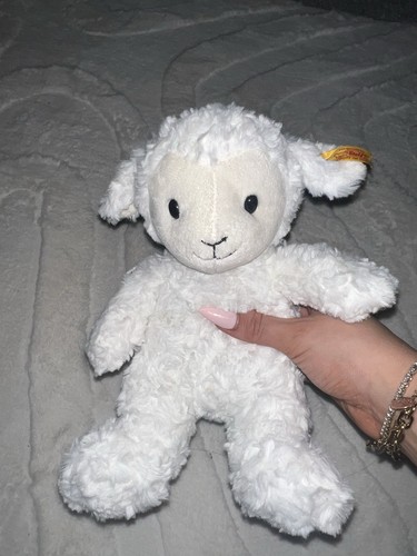 Steiff white lamb plush - steiff, cuddly