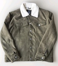 Mens Harrington Style Suede