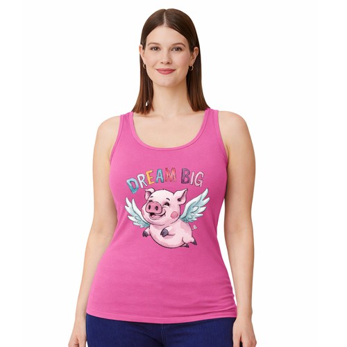 Dream big womens - vest, tank