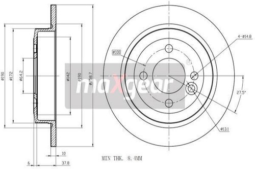 New brake disc for - new,