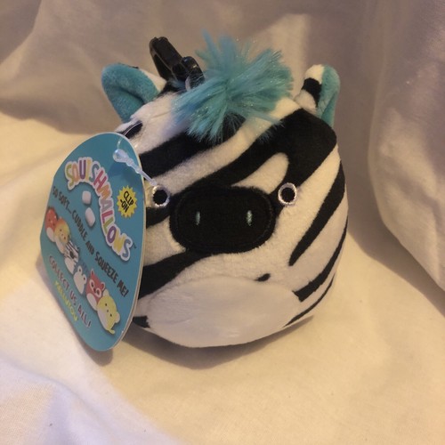 Squishmallows zebra plush soft