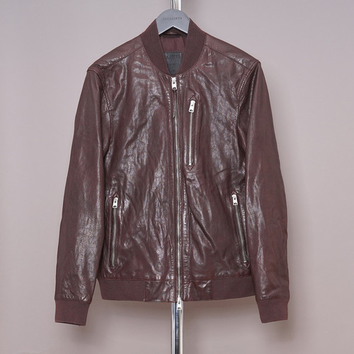 All saints leather jacket - saints,