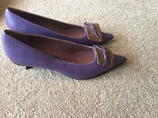 To Be Purple Kitten Heel Shoes U.K. 2.5 Eur 35  NEW