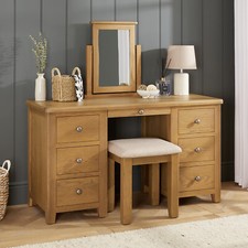 Dressing Table Set with Stool