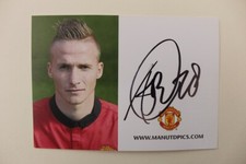 2013-14 Alex Buttner Signed Manchester United Club Card (29371)