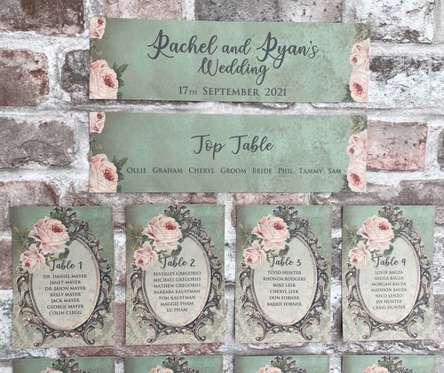 Wedding table plan cards - wedding,