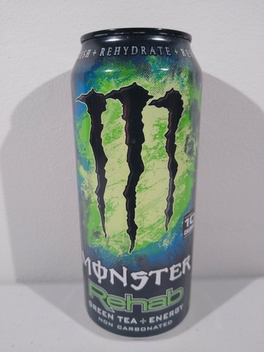 Monster energy rehab can - rehab, green