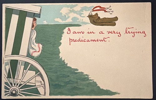 Stewart woolf comic postcard - stewart,
